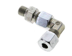 8S & G1/4'' Zink plated Steel Elbow Cutting Fitting with Male Threads 630 bar Adjustable ISO 8434-1