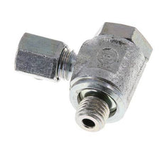 5LL & M8x1 Racor giratorio de acero cincado con rosca macho 100 bar giratorio ISO 8434-1
