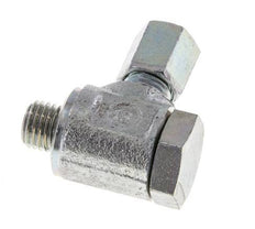 5LL & M8x1 Racor giratorio de acero cincado con rosca macho 100 bar giratorio ISO 8434-1