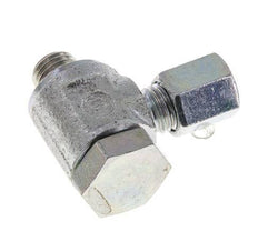 5LL & M8x1 Racor giratorio de acero cincado con rosca macho 100 bar giratorio ISO 8434-1