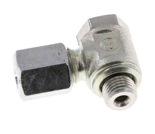 6L y M10x1 Acero Zincado Racor Giratorio de Corte con Rosca Macho 250 bar Giratorio ISO 8434-1