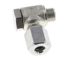 6L y M10x1 Acero Zincado Racor Giratorio de Corte con Rosca Macho 250 bar Giratorio ISO 8434-1