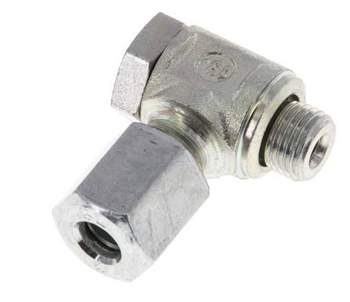 6L y M10x1 Acero Zincado Racor Giratorio de Corte con Rosca Macho 250 bar Giratorio ISO 8434-1