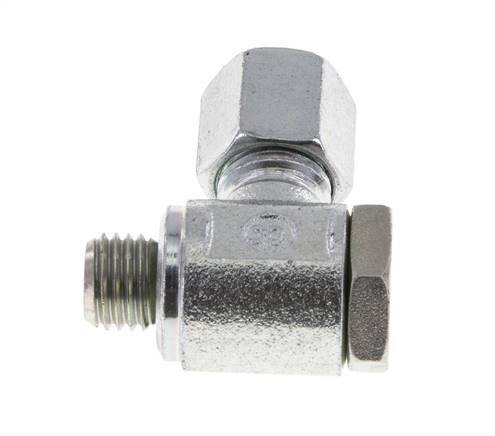 6S y M12x1,5 Racor giratorio de acero cincado con rosca macho 250 bar giratorio ISO 8434-1