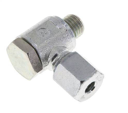6S y M12x1,5 Racor giratorio de acero cincado con rosca macho 250 bar giratorio ISO 8434-1