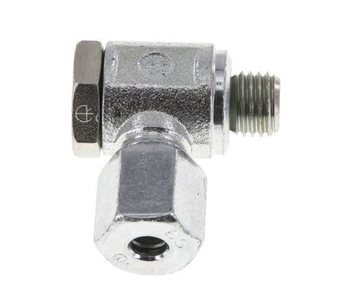 6S y M12x1,5 Racor giratorio de acero cincado con rosca macho 250 bar giratorio ISO 8434-1