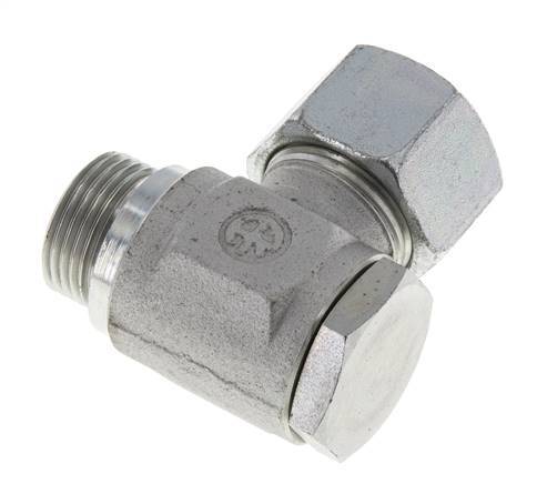 20S & M27x2 Racor giratorio de acero cincado con rosca macho 160 bar giratorio ISO 8434-1
