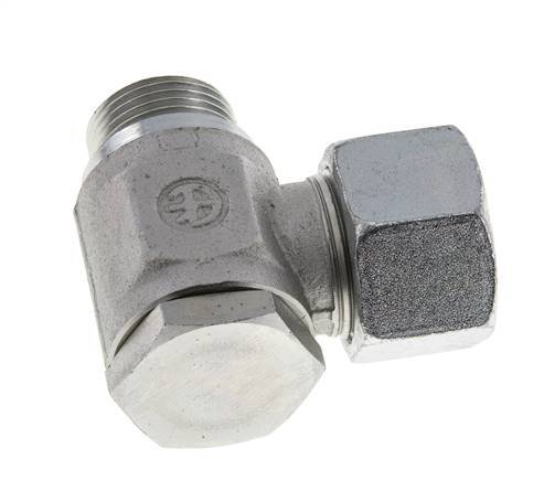 20S & M27x2 Racor giratorio de acero cincado con rosca macho 160 bar giratorio ISO 8434-1