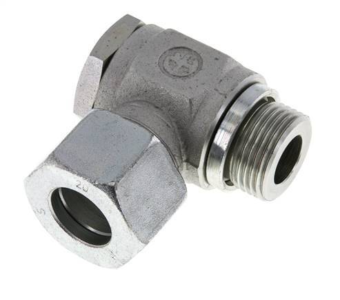 20S & M27x2 Racor giratorio de acero cincado con rosca macho 160 bar giratorio ISO 8434-1