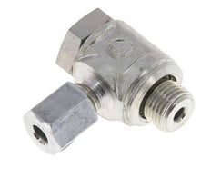 4LL & G1/8'' Acero Zincado Racor Giratorio de Corte con Rosca Macho 100 bar Giratorio ISO 8434-1