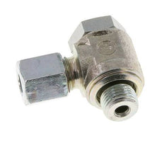 6LL & G1/8'' Acero Zincado Racor Giratorio de Corte con Rosca Macho 100 bar Giratorio ISO 8434-1