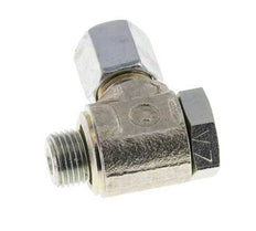 6LL & G1/8'' Acero Zincado Racor Giratorio de Corte con Rosca Macho 100 bar Giratorio ISO 8434-1