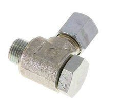 6LL & G1/8'' Acero Zincado Racor Giratorio de Corte con Rosca Macho 100 bar Giratorio ISO 8434-1