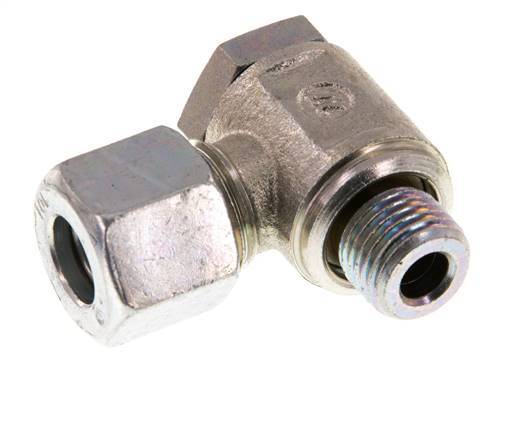 10L & G1/4'' Acero Zincado Racor Giratorio de Corte con Rosca Macho 250 bar Giratorio ISO 8434-1