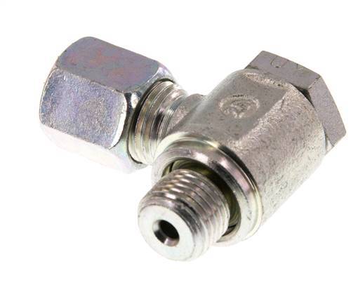 6S & G1/4'' Acero Zincado Racor Giratorio de Corte con Rosca Macho 250 bar Giratorio ISO 8434-1