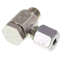 6S & G1/4'' Acero Zincado Racor Giratorio de Corte con Rosca Macho 250 bar Giratorio ISO 8434-1