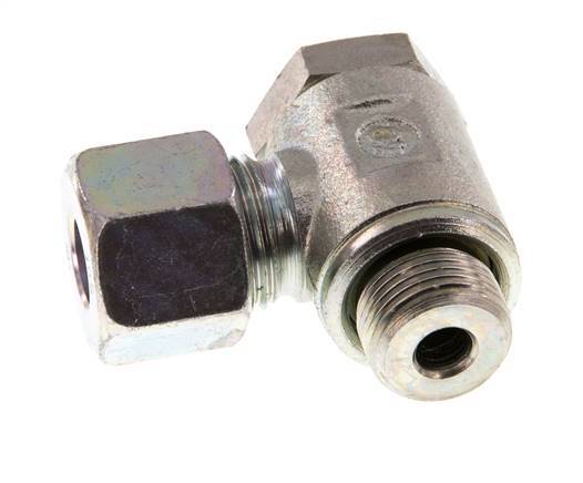10S & G3/8'' Acero Zincado Racor Giratorio de Corte con Rosca Macho 250 bar Giratorio ISO 8434-1