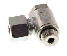 10S & G3/8'' Acero Zincado Racor Giratorio de Corte con Rosca Macho 250 bar Giratorio ISO 8434-1