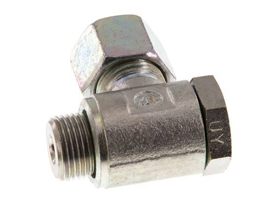 10S & G3/8'' Acero Zincado Racor Giratorio de Corte con Rosca Macho 250 bar Giratorio ISO 8434-1