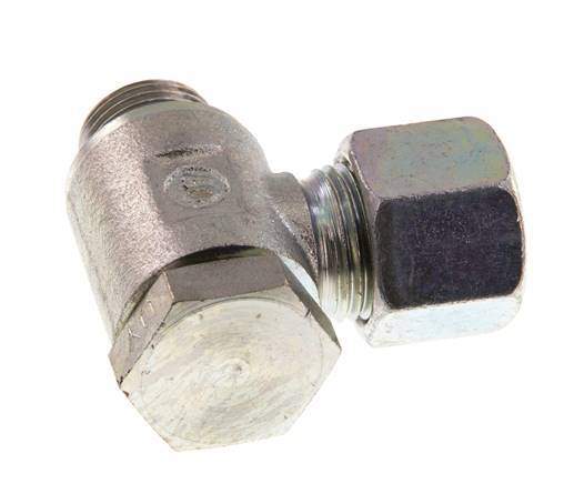 10S & G3/8'' Acero Zincado Racor Giratorio de Corte con Rosca Macho 250 bar Giratorio ISO 8434-1