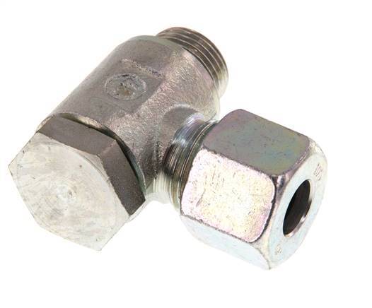 10S & G3/8'' Acero Zincado Racor Giratorio de Corte con Rosca Macho 250 bar Giratorio ISO 8434-1