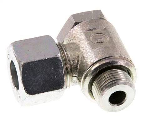12S y G3/8'' Racor Giratorio de Acero con Rosca Macho 250 bar Giratorio ISO 8434-1