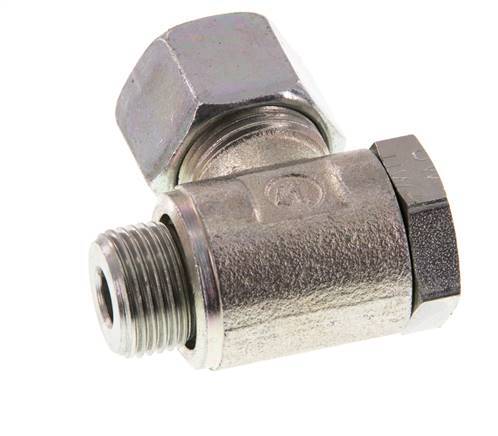 12S y G3/8'' Racor Giratorio de Acero con Rosca Macho 250 bar Giratorio ISO 8434-1