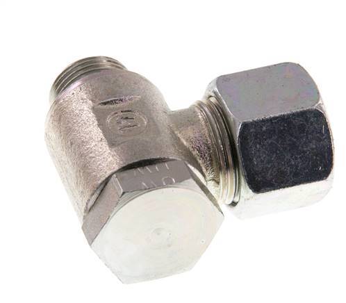 12S y G3/8'' Racor Giratorio de Acero con Rosca Macho 250 bar Giratorio ISO 8434-1