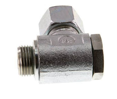 14S & G1/2'' Acero Zincado Racor Giratorio de Corte con Rosca Macho 250 bar Giratorio ISO 8434-1