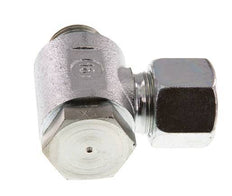 14S & G1/2'' Acero Zincado Racor Giratorio de Corte con Rosca Macho 250 bar Giratorio ISO 8434-1