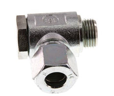 14S & G1/2'' Acero Zincado Racor Giratorio de Corte con Rosca Macho 250 bar Giratorio ISO 8434-1
