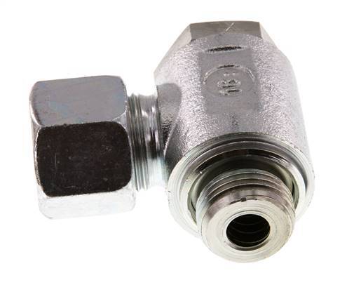 14S & G1/2'' Acero Zincado Racor Giratorio de Corte con Rosca Macho 250 bar Giratorio ISO 8434-1