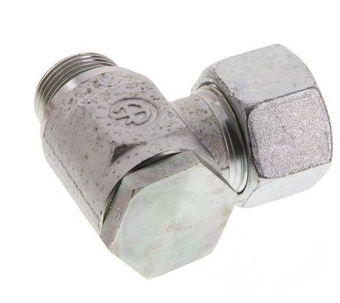 20S y G3/4'' Racor giratorio de acero con rosca macho 160 bar giratorio ISO 8434-1