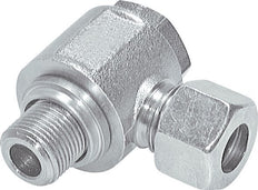 42L & M48x2 Racor giratorio de acero cincado con rosca macho 160 bar giratorio ISO 8434-1
