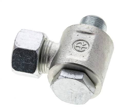 15L & M18x1.5 Zink plated Steel Swivel Joint Cutting Fitting with Male Threads 315 bar Rotatable ISO 8434-1