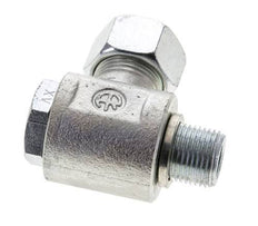 15L & M18x1.5 Zink plated Steel Swivel Joint Cutting Fitting with Male Threads 315 bar Rotatable ISO 8434-1