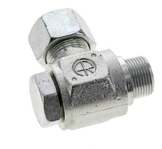 16S & M22x1.5 Zink plated Steel Swivel Joint Cutting Fitting with Male Threads 400 bar Rotatable ISO 8434-1