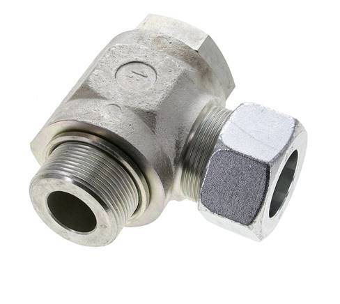 30S & M42x2 Zink plated Steel Swivel Joint Cutting Fitting with Male Threads 250 bar Rotatable ISO 8434-1