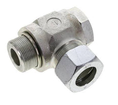 30S & M42x2 Zink plated Steel Swivel Joint Cutting Fitting with Male Threads 250 bar Rotatable ISO 8434-1