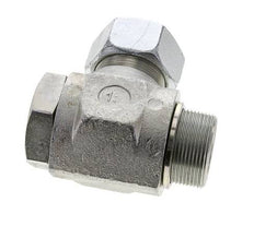 30S & M42x2 Zink plated Steel Swivel Joint Cutting Fitting with Male Threads 250 bar Rotatable ISO 8434-1