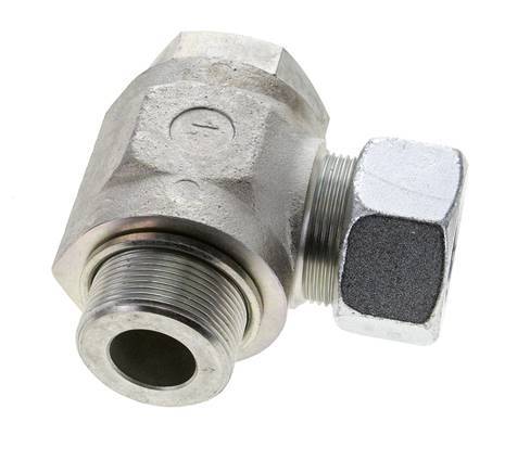 30S & M42x2 Zink plated Steel Swivel Joint Cutting Fitting with Male Threads 250 bar Rotatable ISO 8434-1