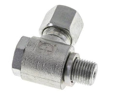Racor giratorio de acero galvanizado de 10L y G1/4'' con rosca macho 315 bar giratorio ISO 8434-1