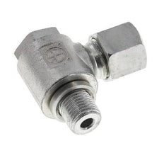 Racor giratorio de acero galvanizado de 10L y G1/4'' con rosca macho 315 bar giratorio ISO 8434-1