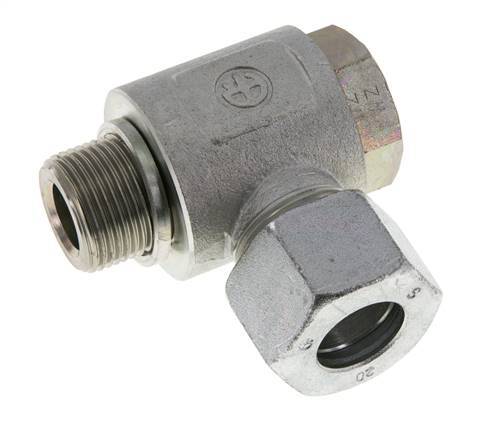 20S y G3/4'' Racor giratorio de acero con rosca macho 400 bar giratorio ISO 8434-1