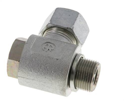 20S y G3/4'' Racor giratorio de acero con rosca macho 400 bar giratorio ISO 8434-1