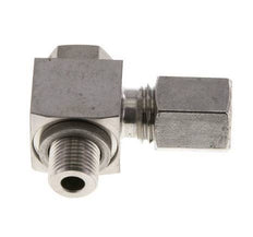 Racor giratorio de acero inoxidable 6L y G1/8'' con rosca macho 315 bar giratorio ISO 8434-1
