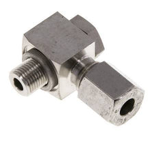 Racor giratorio de acero inoxidable 6L y G1/8'' con rosca macho 315 bar giratorio ISO 8434-1