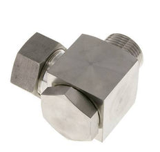 Accesorio de corte con junta giratoria de acero inoxidable 28L y G1'' con rosca macho 160 bar giratorio ISO 8434-1