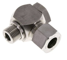 Racor giratorio de acero inoxidable 16S y G1/2'' con rosca macho 400 bar giratorio ISO 8434-1