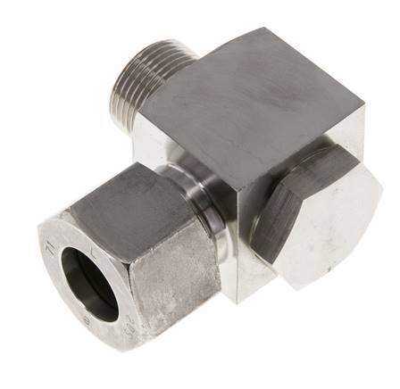 20S y G3/4'' Racor giratorio de acero inoxidable con rosca macho 400 bar giratorio ISO 8434-1